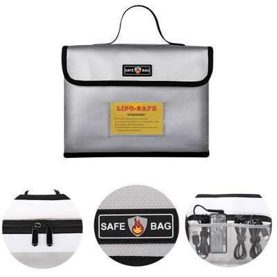 Multifunctional Explosion-proof Safety Storage Bag for RC Lipo Battery Charger 26x18x13cm