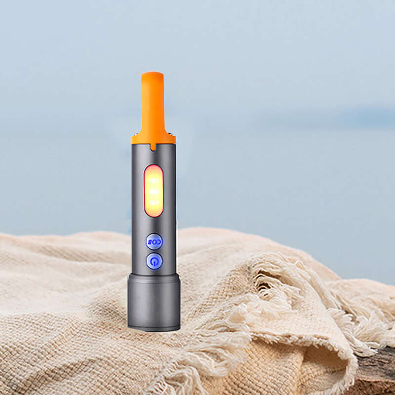 BIKIGHT 1000M Powerful Long Range Zoomable Flashlight 1200mAh Battery Tpye-C Rechargeable Camping Li