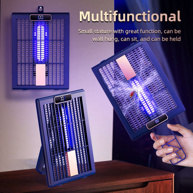 Portable 180 Folding Design Mosquito Lamp with Real-Time Mosquito Count Ideal New Attracting Light W