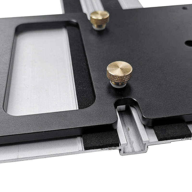 ENJOYWOOD Aluminum Alloy Track Saw Square Guide Rail Angle Stop Woodworking 90 Degree Right Angle Gu