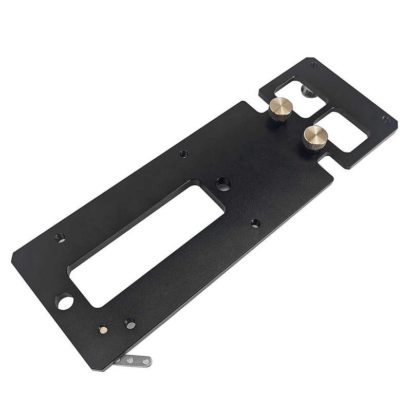 Fonson Aluminum Alloy Mini Track Saw Square Woodworking Guide Rail Square 90 Degree Right Angle Guid