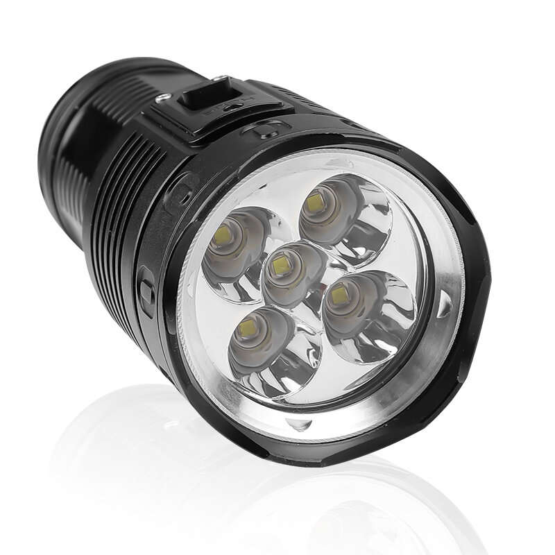 5*T40 LED High Lumen Diving Flashlight Professional Waterproof and Long Endurance Dive Torch