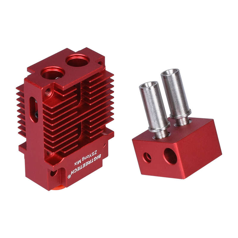 2-IN-1-OUT Mixed Color Hotend Bowden Extruder for Titan Bulldog 3D Printer Parts J-head 24v