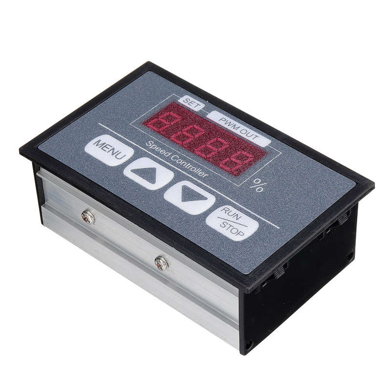 30A 6V12V60V Button Speed Controller Digital Display Percentage Tachometer DC Motor Slow Start Slow