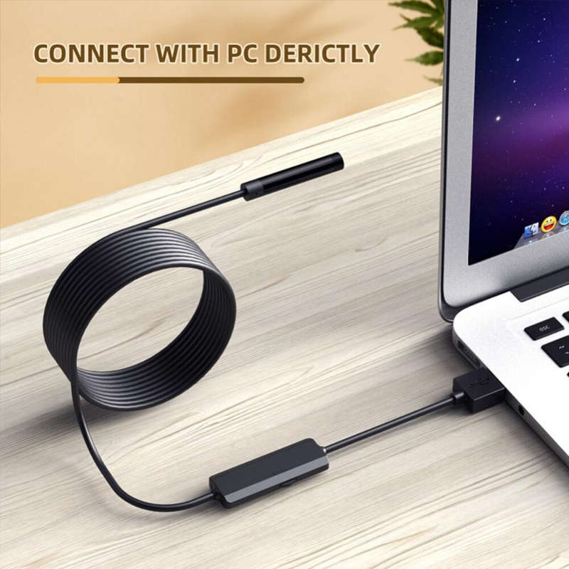 F150 1200P WiFi Endoscope Camera Waterproof Inspection Snake Camera 5.5MM 8LEDs USB Borescope For Ca
