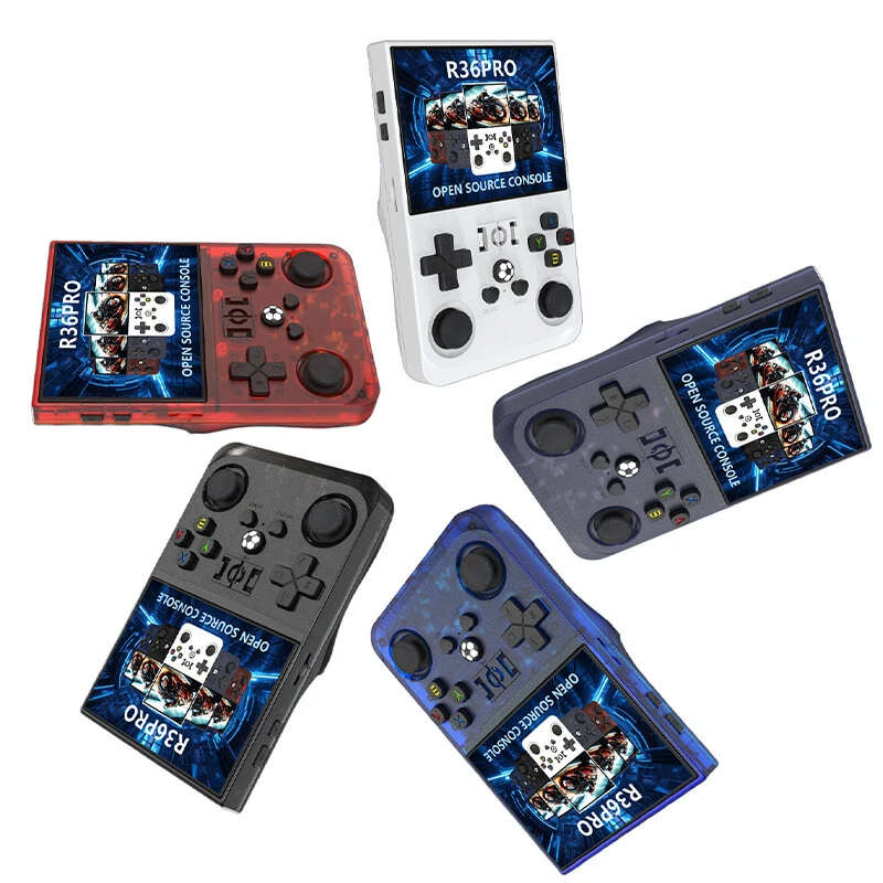 R36PRO Open Source Linux System Handheld Game Console with Dual Hall Joystick Built-in 18000 Games 3