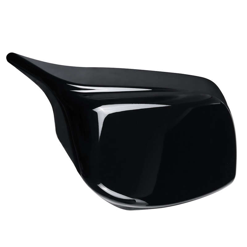 2X M Style Rear Wing Mirror Cover Cap Glossy Black For BMW E60 E61 2003-2008