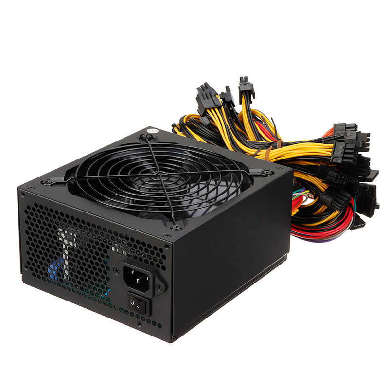 2000W Miner Graphics Card Power Supply For Mining 180~240V 80Plus Platinum Certified Atx Psu