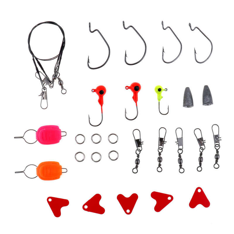 ZANLURE 88pcs Colorful Mixed Fishing Lure Sets Hard Baits/Soft Simulation Lures Artificial Bait With