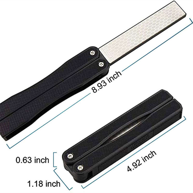 Double Sided Folded Pocket Sharpener Diamond Knife Sharpening Stone Kitchen Tool Professional Grinds