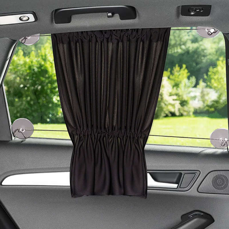 Car Window Shades Car Sunshade Side Window Privacy Sunscreen Shading Heat Insulation Suction Cup Car