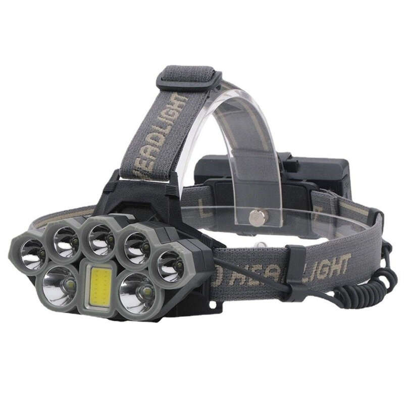 BIKIGHT LED Rechargeable Headlamp Super Bright LED 6 Modes Waterproof Lightweight Headlamp for Campi