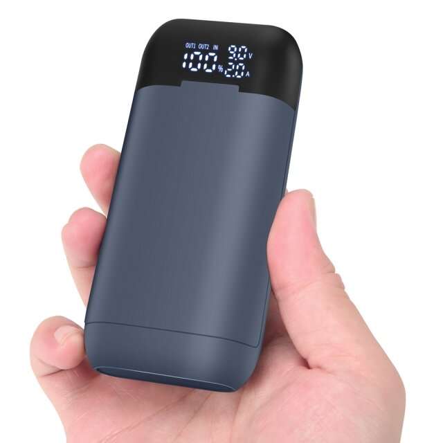Lumintop PD2 2 in 1 18W USB-C Battery Charger Portable Phone Powerbank Dual Slots For 21700 Cells
