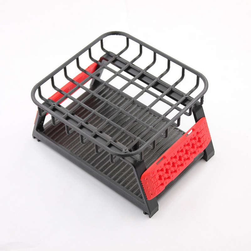 QY3D Upgraded Spare Tire Rack Rear Truck Bed Skateboard Parts for TOYOTA Land Cruiser LC79 MNRC MN82