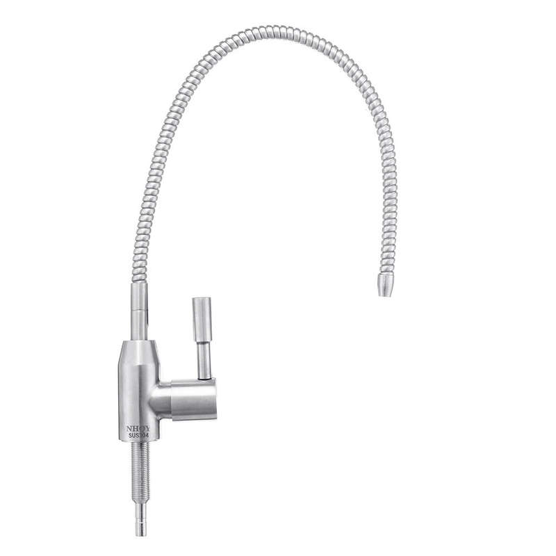 Stainless Steel Reverse Osmosis Faucet 360 Degree Swivel Spout Drinking Water Filter Faucet Single H