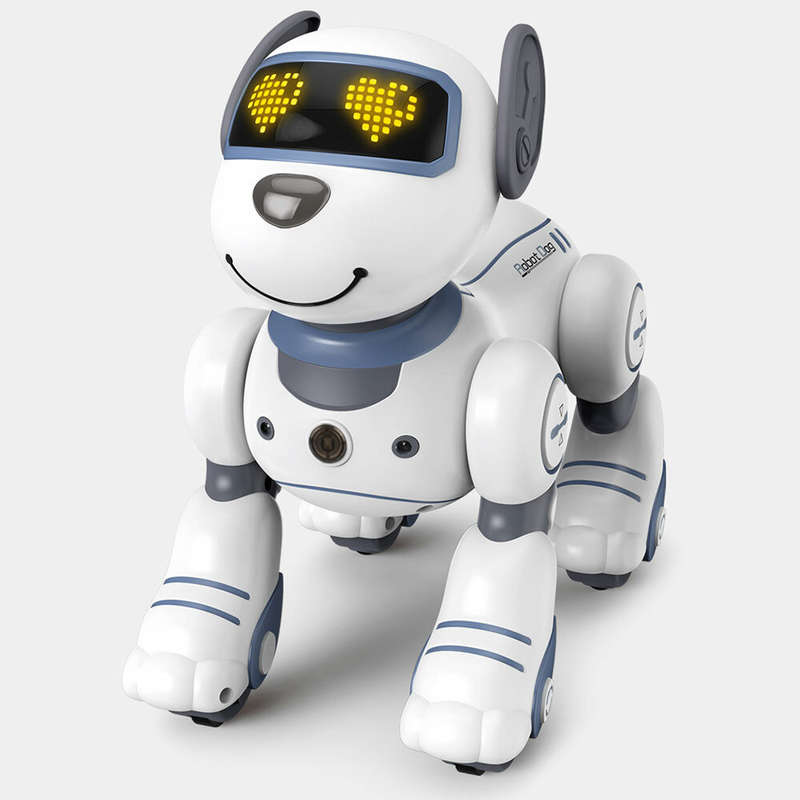 Remote Control Robot Dog Toys for Kids Programmable Smart Interactive Stunt Robot Dog with Touch Fun