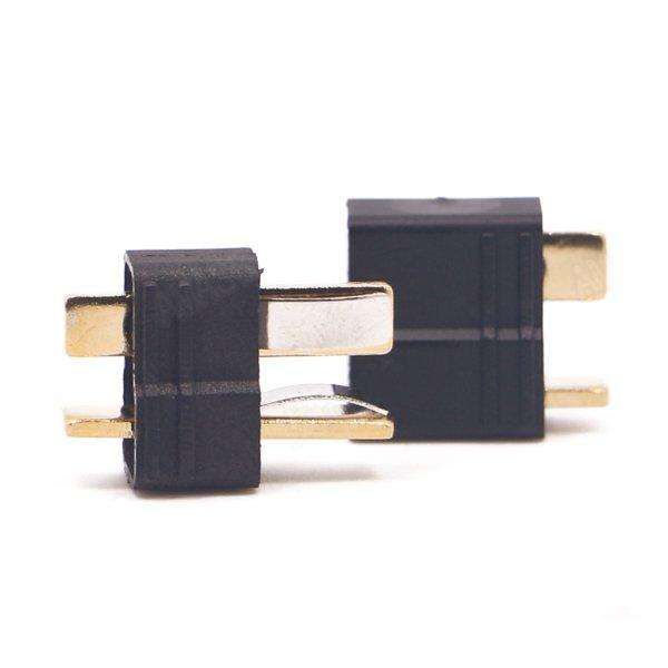 5 Pair Amass AM-1015B Anti-Slip Black T Plug Connector Male & Female