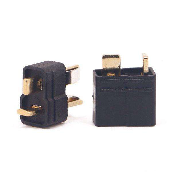 5 Pair Amass AM-1015B Anti-Slip Black T Plug Connector Male & Female