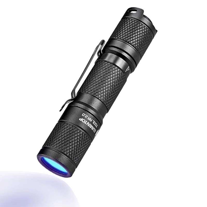 Lumintop Tool AA UV 2.0 Ultraviolet Flashlight UV Flashlight 2 Mode 365nn Wavelength Black Light Fla