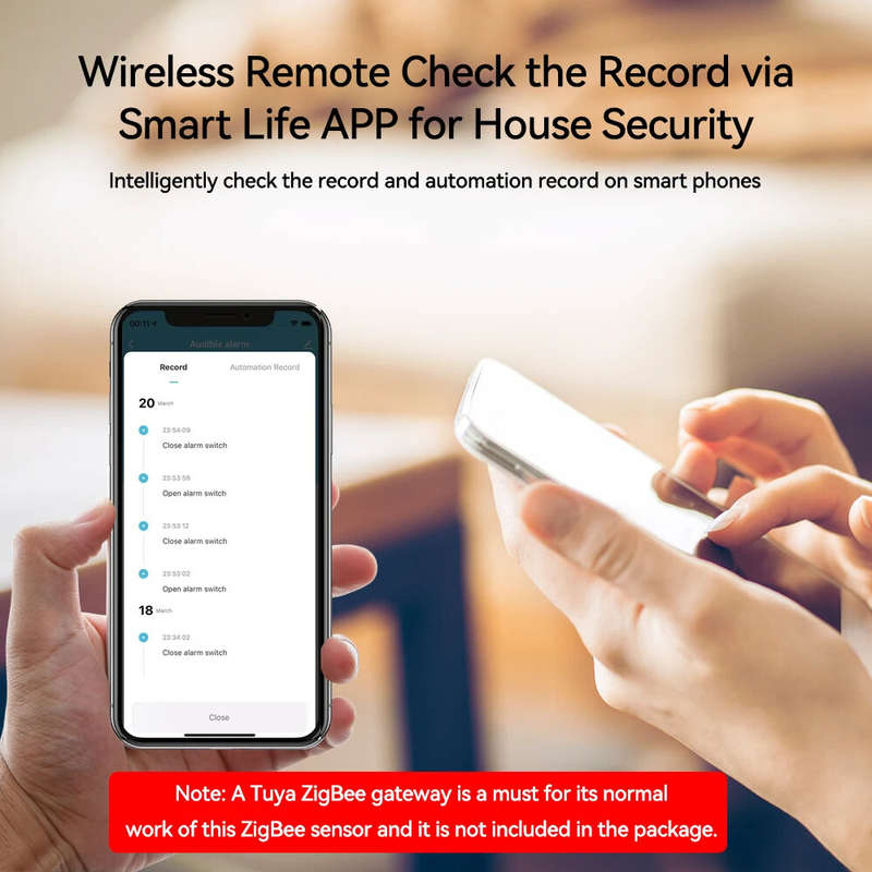 Meian Tuya 100dB Siren Alarm Wireless Siren Alarm Linkage Security Protection Control Via Smart Life
