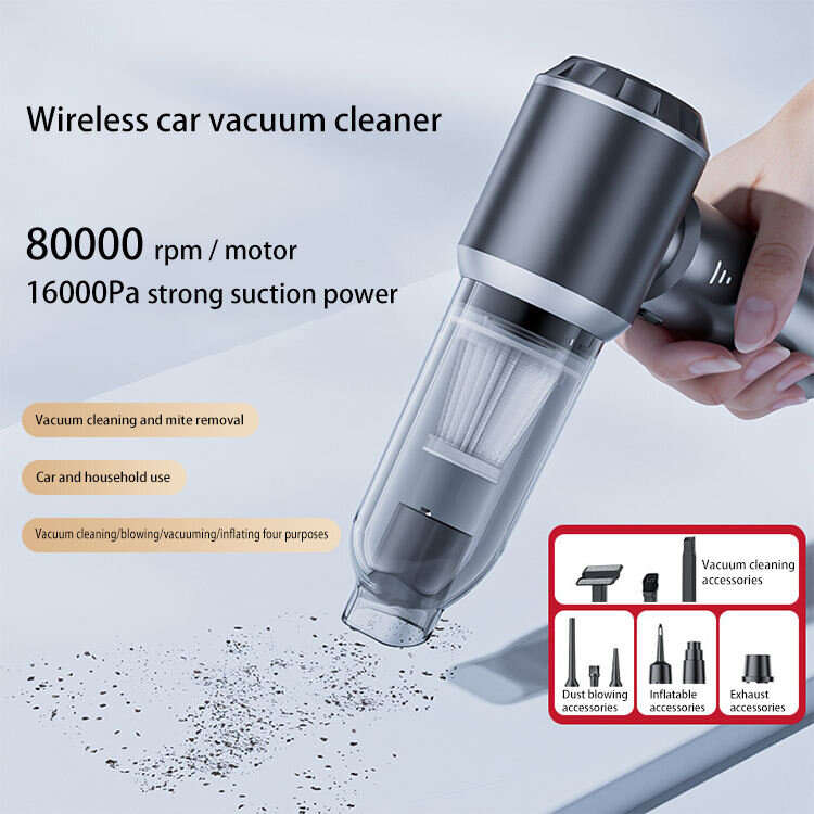 Suitu 16000Pa Cordless Car Vacuum Cleaner 3 Speed Adjustable Brushless With Power Display Brushless