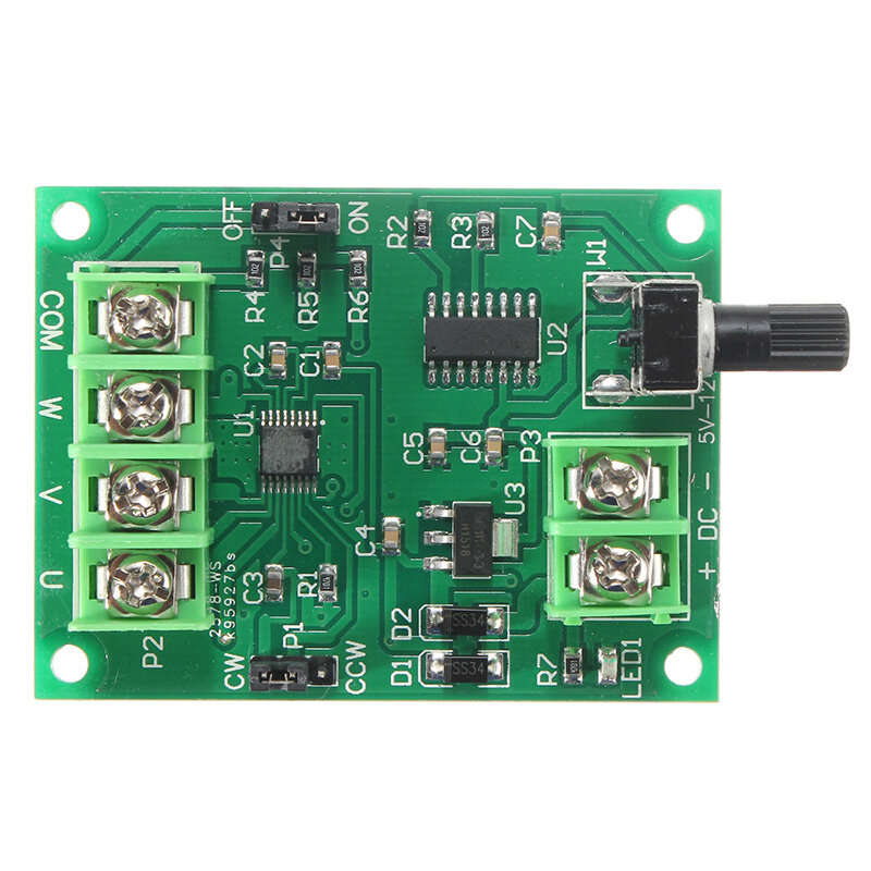 5V-12V DC Brushless Motor Driver Board Controller for Hard Drive Motor 3/4 Wire