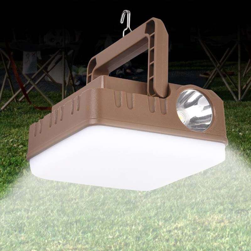 5 in 1 Outdoor LED Tent Lamp Far and Near Dual Light USB Charging Mobile Night Market Light Floor La