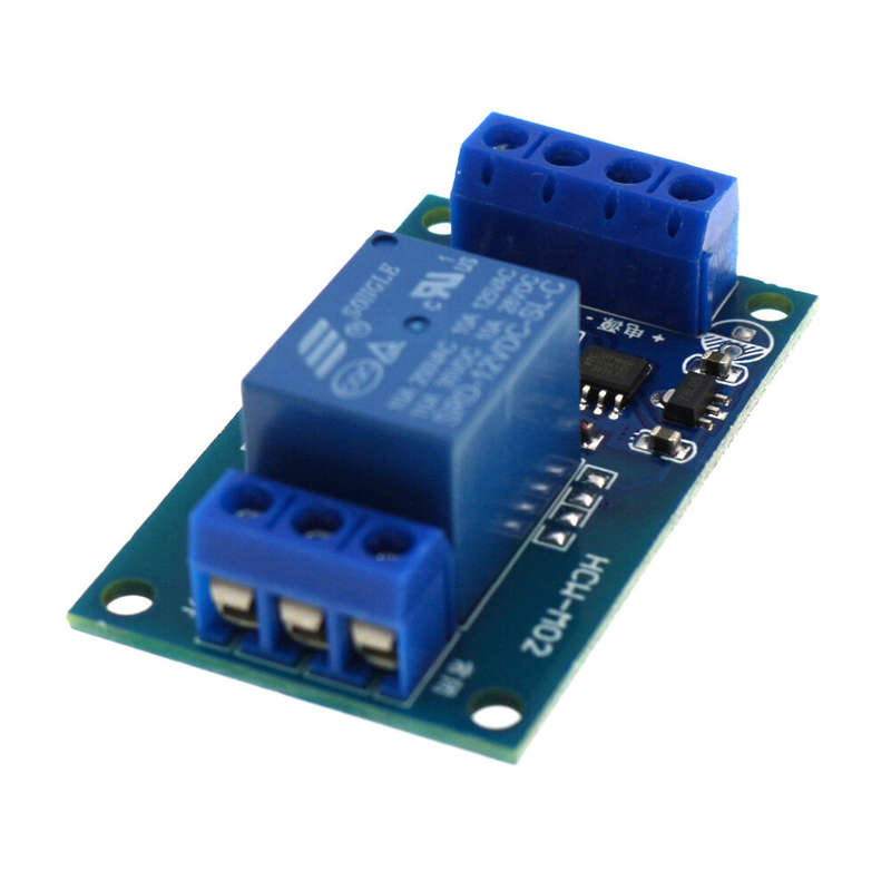 Bistable Relay Module 5V 12V Single Button Relay Module One Key Car Modification Start-Stop Self loc