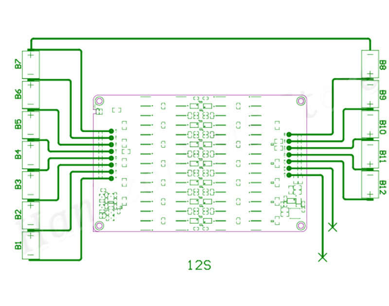 Active Equalizer Balancer 5A 12-16S Capacitive Li-ion Lifepo4 LTO Battery Equalizer Energy Transfer