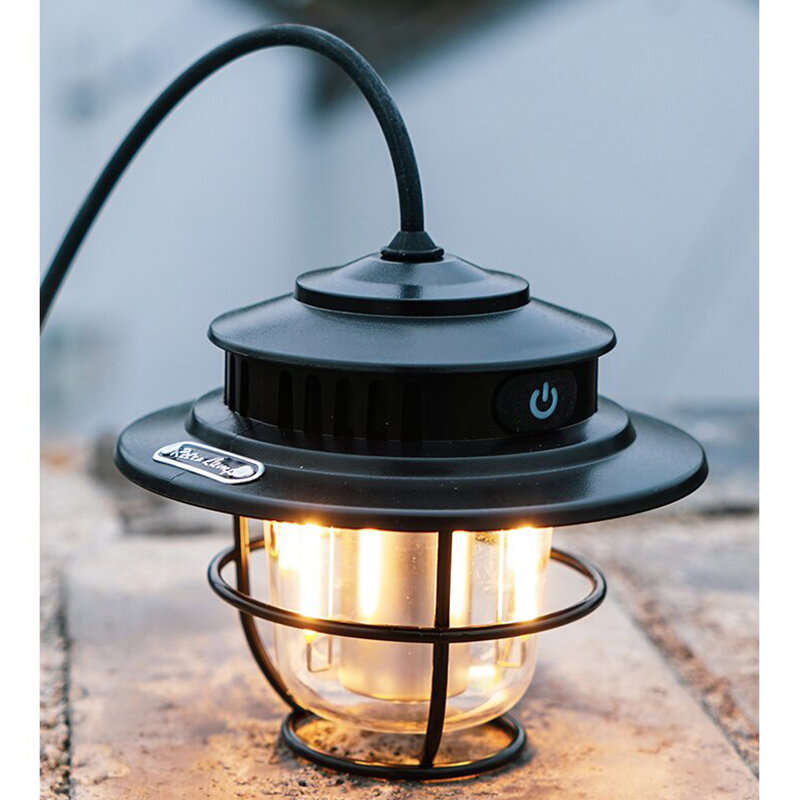 Multifunctional Outdoor Camping LED Retro Camping Searchlight Handle Hook Portable Tent Camping Ligh