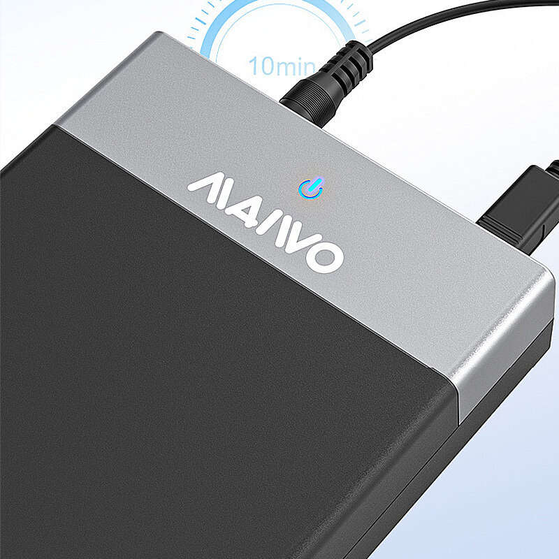 MAIWO K3568D HDD Enclosure 2.5/3.5inch SSD Case USB3.0 to SATA3.0 5Gbps External Case with USB2.0 Ex