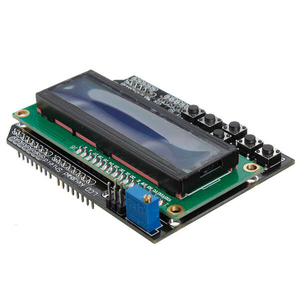 3Pcs Keypad Shield Blue Backlight For Robot LCD 1602 LCD1602 Display Module Input Output Expansion B