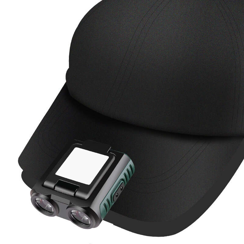 500LM 200M Portable XPG COB Headlight Rechargeable LED Sensor Cap Clip Light Outdoor Camping Work Li