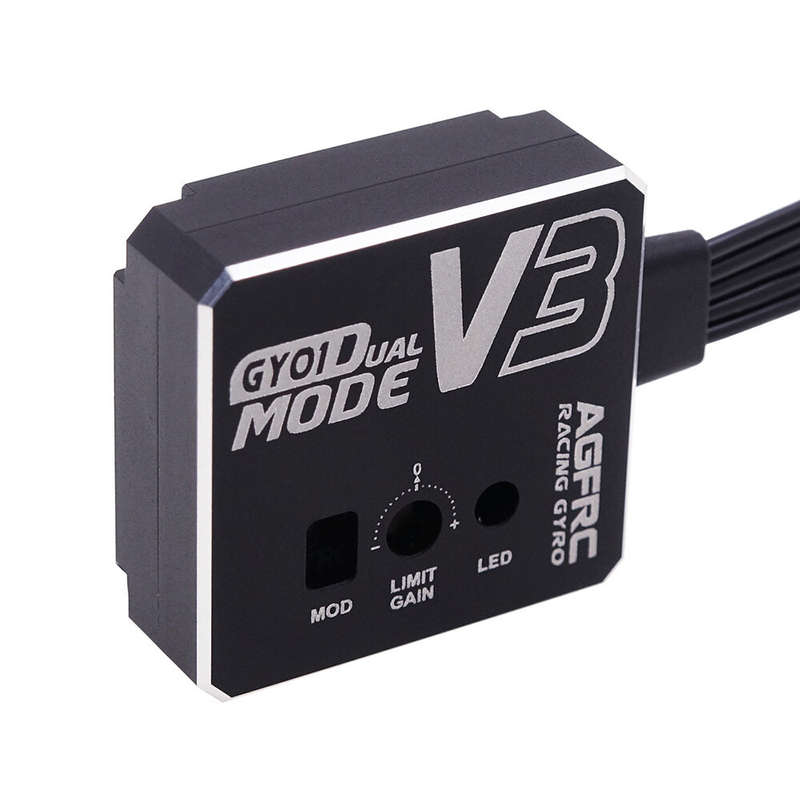 AGFRC GY01 V3 Adjustable Dual Gain Drift Tuned Rated Gyro RC Gyroscope For RC Car Boat