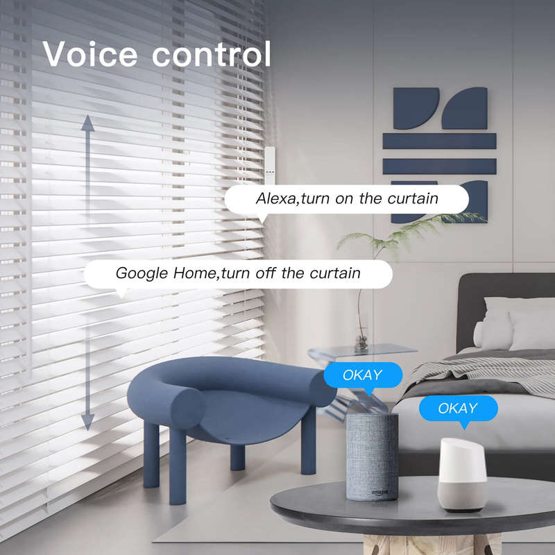 MOES Tuya WiFi Smart Curtain Motor Electric Chain Roller Blinds Shade Shutter Drive RF Remote Kit Sm