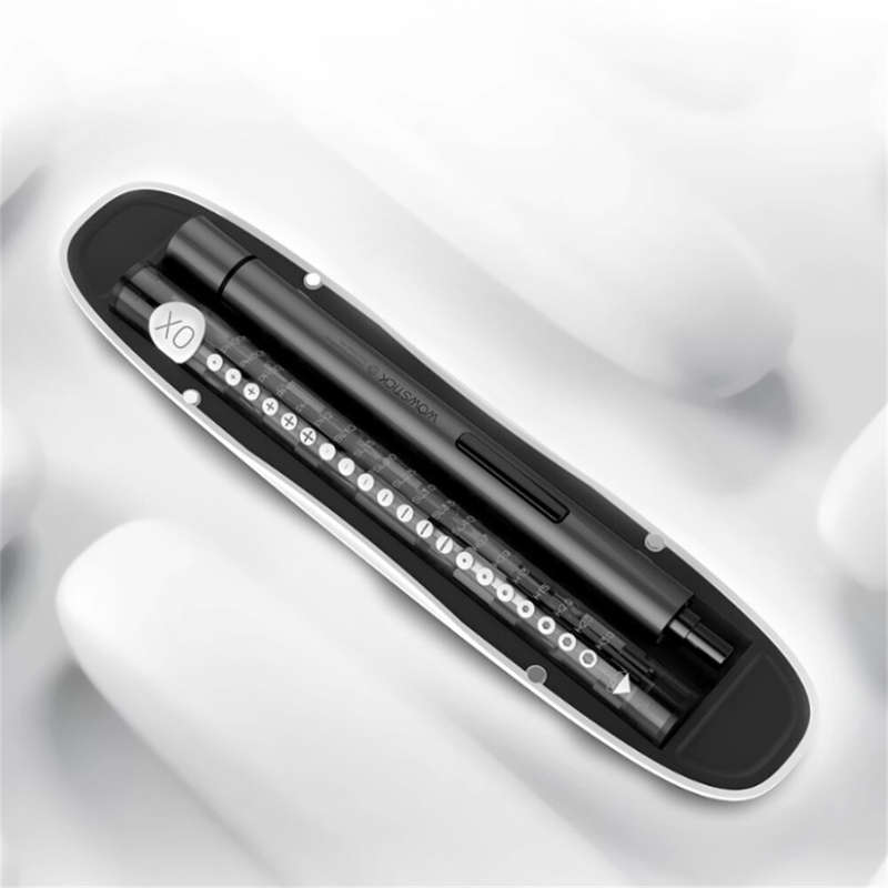 WOWSTICK TRY Electric Screwdriver Deep Space Ash Compact Design with 20 Batch Heads 180 Days Standby