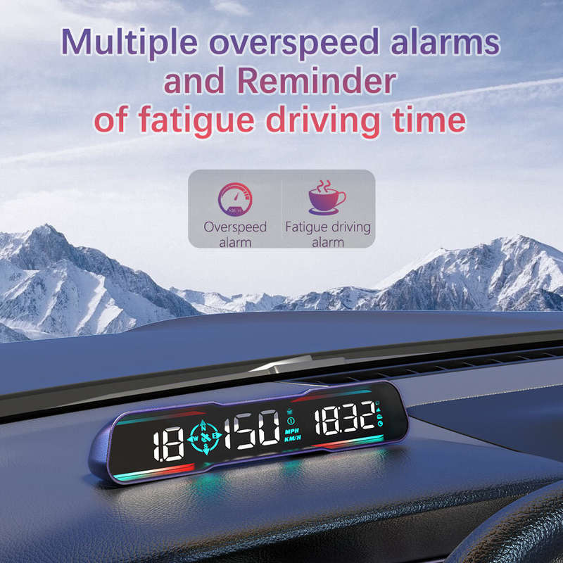 G19 Universal HUD Car Display GPS Speedometer Multi-Function High-Definition Head-Up Display for All
