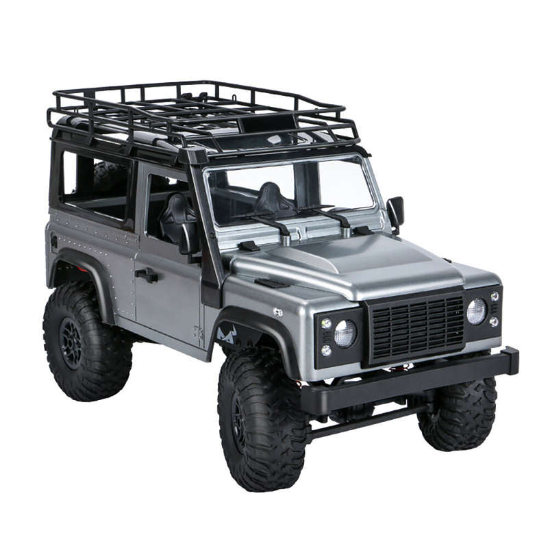 Silver - MNRC MN99S KIT 1/12 4WD RC Car DIY Unassembled for Land Rover Rock Crawler LED Light Climbi