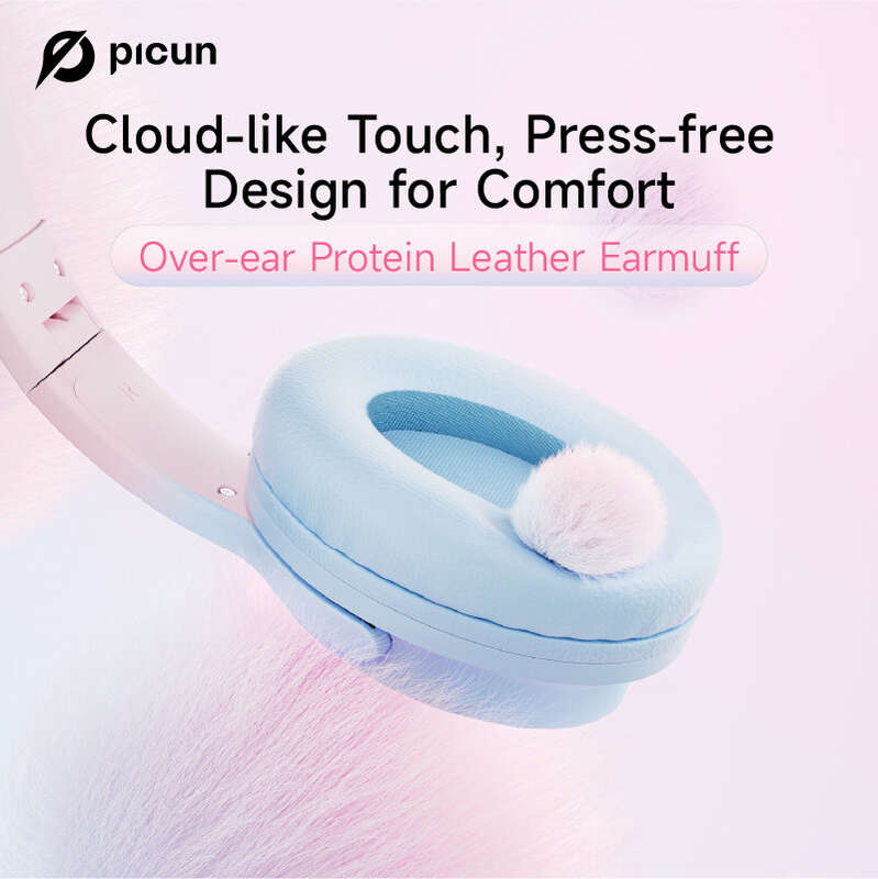 Picun Queen Headset bluetooth V5.3 Headphone 40h Long Battery Life Low Latency Smart Touch HD Calls