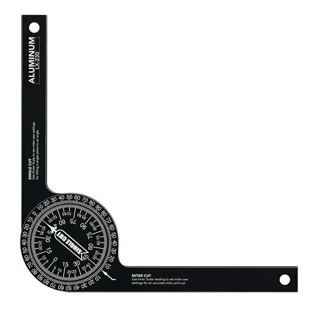 Miter Saw Protractor Aluminum Alloy Featuring Digital Angle Finder Edge Meter Gauge Woodworking Meas