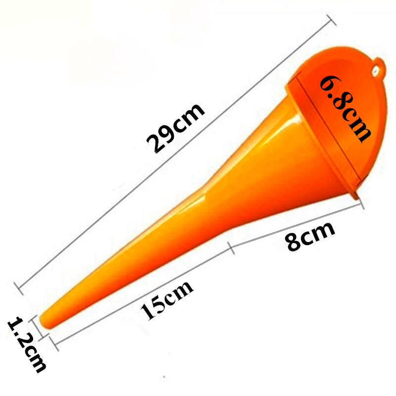 5pcs/Set Car Refueling Funnel Multi-Function Plastic Long Neck Oil Funnel Gasoline Engine Oil Additi