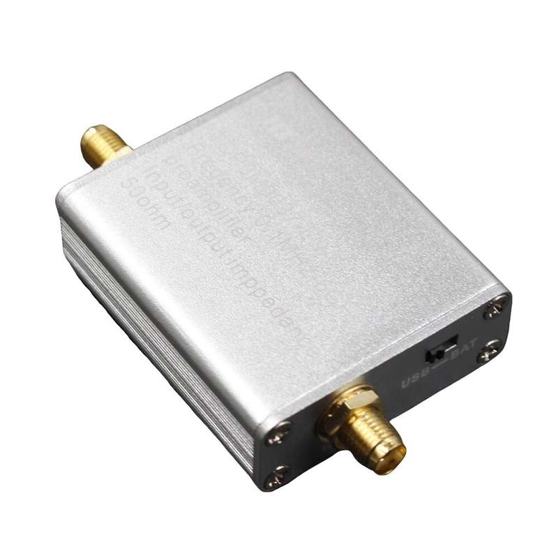 100K-6GHz Full Band Low Noise Amplifier 20dB High Gain Power Preamplifier LNA Module for RF & Softwa