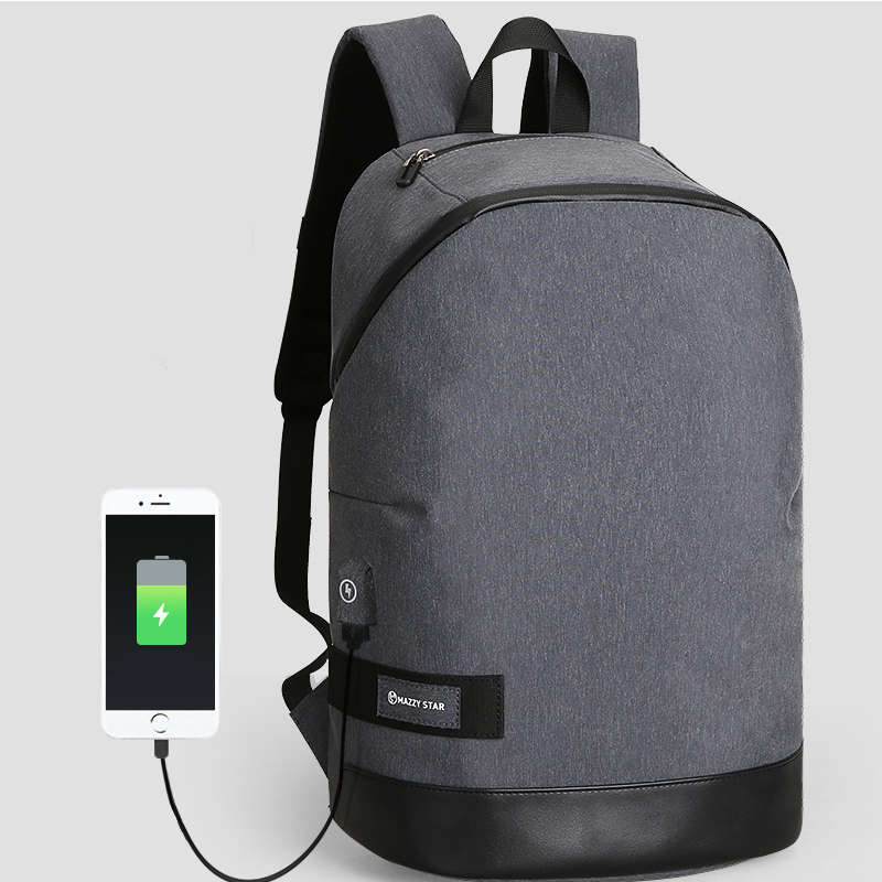 Mazzy Star MS_210 15.6 Inch Laptop Backpack USB Charging Anti-thief Laptop Bag Mens Shoulder Bag Bus