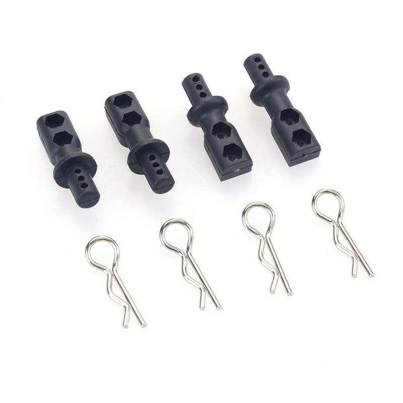 ZD Racing 8185 RC Car Body Mount Posts with Shell Clips Set for 9021 V3 Truggy 1/8 Vehicles Parts