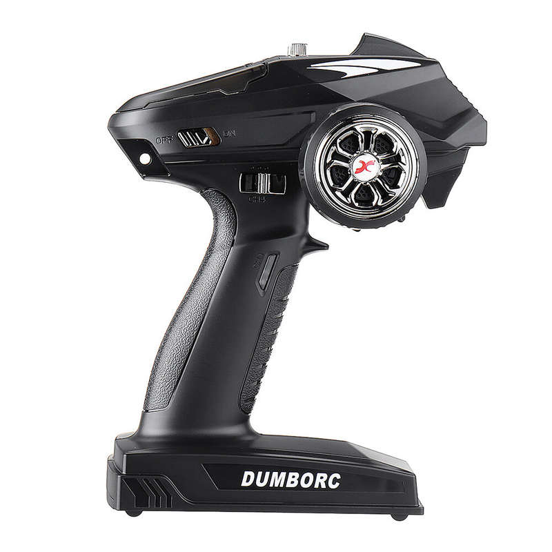 DumboRC X6 2.4GHz 6CH Radio Transmitter with X6F RC Receiver for RC Vehicles Boat Tank Models withou