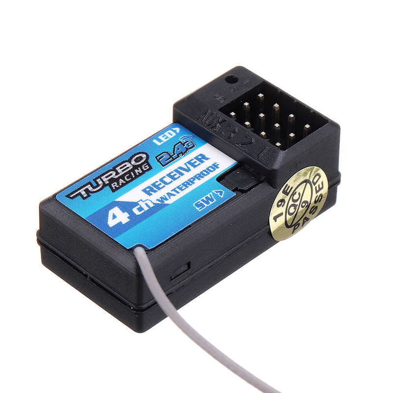 Turo Racing R41 4CH RC Car Receiver For 91803G-VT 2.4GHz 3CH Radio Remote Control Transmitter RC Car