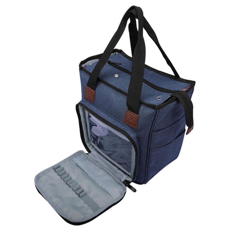 Portable Knitting Bag Crafts Wool Crochet Storage Bags Handbag Desktop Sewing Needles Organizer