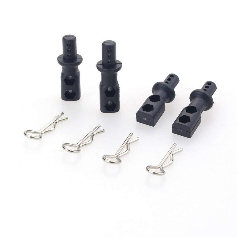 ZD Racing 8185 RC Car Body Mount Posts with Shell Clips Set for 9021 V3 Truggy 1/8 Vehicles Parts
