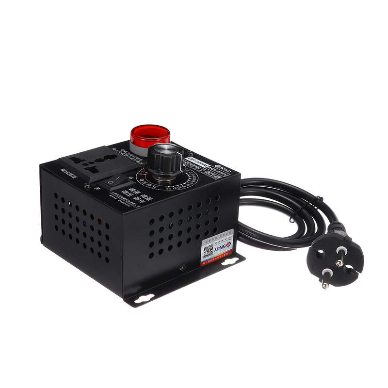 AC 220V 4000W Electronic Variable Voltage Regulator Speed Motor Fan Control Controller
