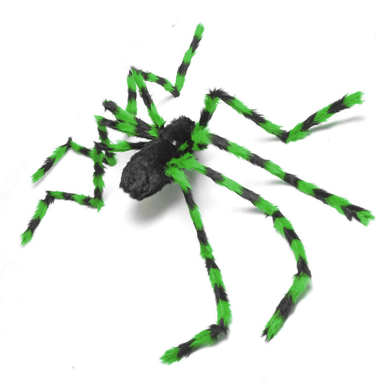 150cm Horrible Giant Furry Spider Decorations Halloween Haunted House Prop Gift